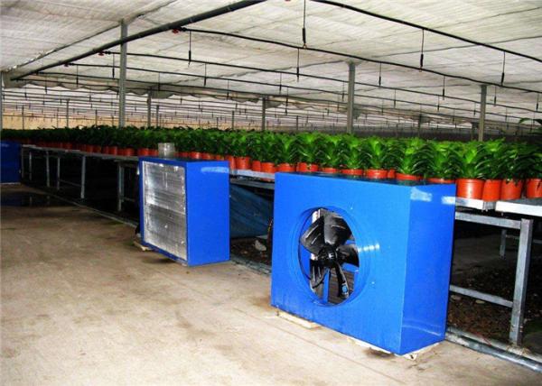 High Durability Greenhouse Heating System Solar Fan / Air Blower Automatic