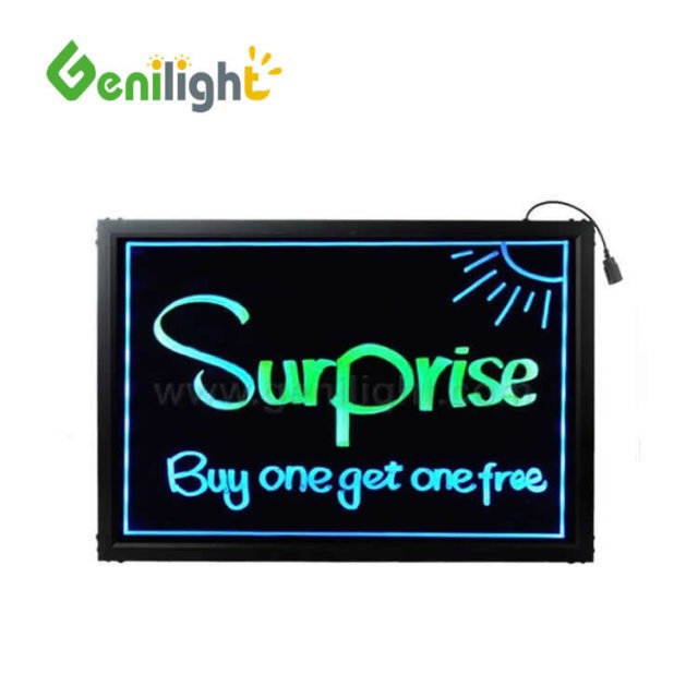 Changeable Sign Writing Board with Customizable RGB SMD5050 LED Strip and DC12V Output