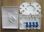 ABS Flame Retardant Mini FTTx Fiber Optic Termination Box / 4 Port Fiber Optical