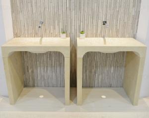 China Luxury Custom Stone Sink Basin American Style Full Overlay Construction factory