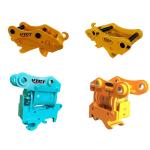 Auger Drill Attachment Excavator Hydraulic Quick Hitch For Mini Excavator