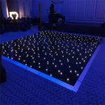 Hot Sale White Black LED Starlit Dance Floor For Birthday Parties Wedding