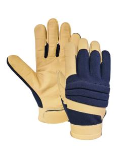 China Cowhide Heat Fire Resistant Work Gloves 350 Degrees 12.9'' factory