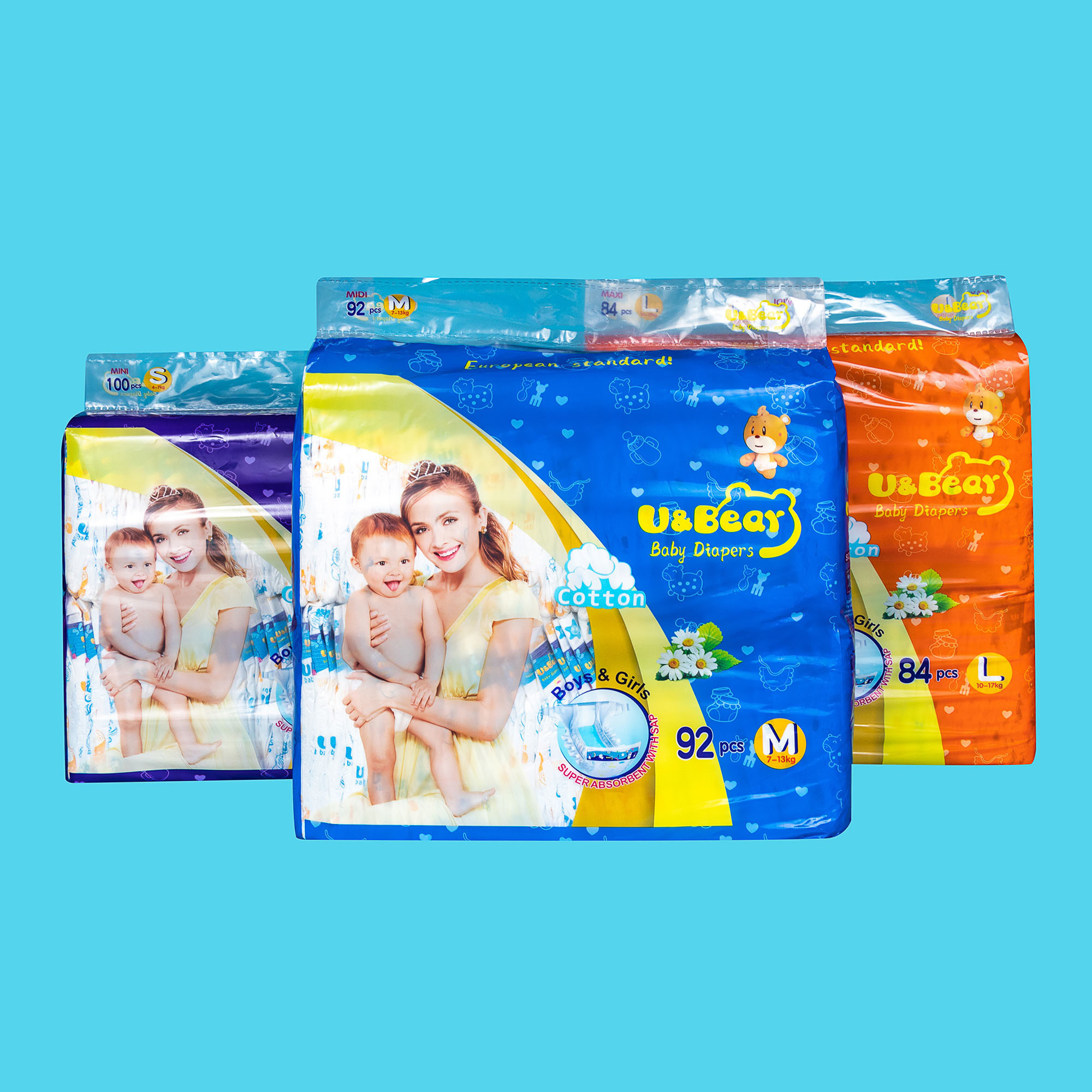 22 32 Lbs Cotton Soft Baby Diaper