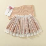 Wholesales Infant Girls Baby Dresses Skirts For Girls Support Custom Mesh Skirts