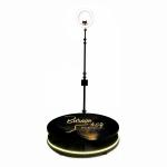 Round 360 Automatic Photo Booth 100cm Metal Platform Remote control