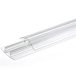 H Shape PC Connector Plastic Profiles Greenhouse Building Accessories For