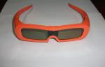 Plastic Universal Active Shutter 3D TV Glasses High Transitrate
