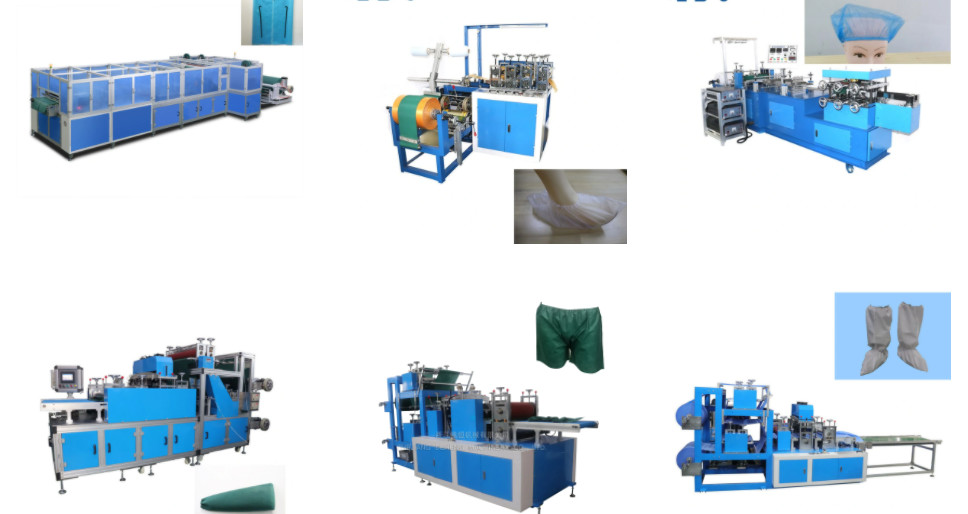 PE Fully Automatic Surgical Gown Making Machine CPE 40-160 Pcs/Min