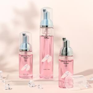 China White Plastic Foam Pump Bottle For Skin Care And Shampoo Products With A Cap For Packaging on sale