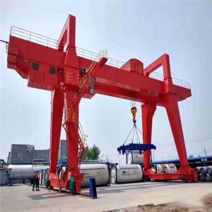 China U Type Warehouse Large Gantry Crane A5 - A7 Double Girder 16/3.2T factory