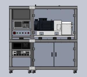 China SSCD-300 300KW 1910Nm 3800rpm Transmission Test System Integrated Small Stand factory
