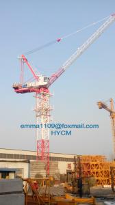 China D120 8T Luffing Crane Tower VFD or Inverter Control Split Mast factory