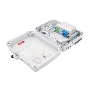 China 12 Core 1:8 PLC Optical Fiber Splitter Box Outdoor Waterproof For CATV Networks factory
