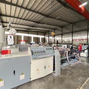 China Fully Automatic Spiral Pipe Extrusion Line High Capacity PVC Hose Extruder factory