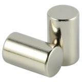 China HSMAG Round Silver Super Strong Industrial Magnet Rustproof OEM Cylinder Magnets factory