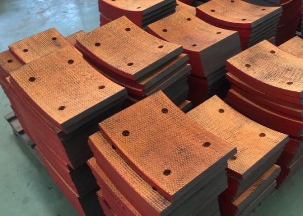 High Performan Woven Brake Blocks Brake Pads Friction Linings Woven Brake