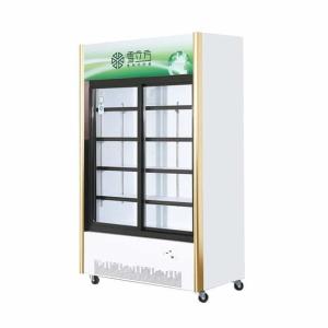 China Beverage Glass Door Deep Freezer Sliding Door Commercial Green Series Air Cooled factory