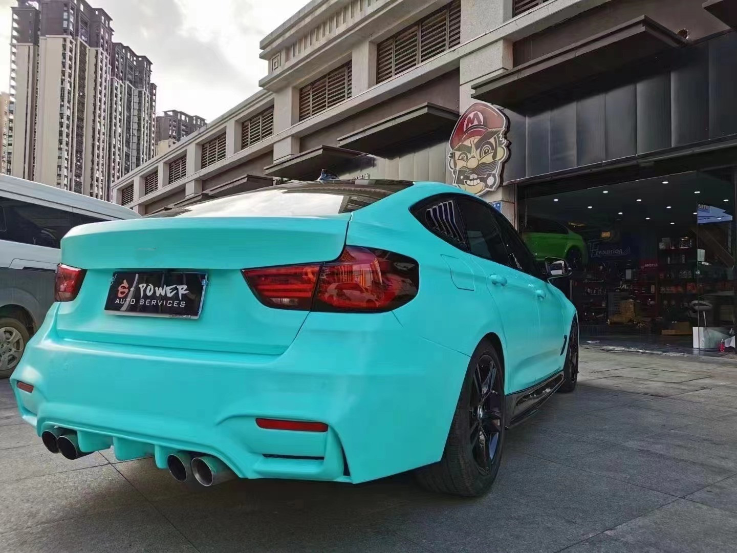 PP Plastic Material F34 3 Series GT 320 330 328i Body Kit F34 Upgrade M4 Style Front and Rear Bumper