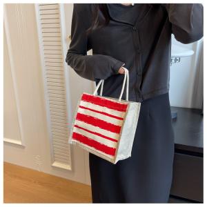 TOTE BAG CANVAS BAG CANVAS GIRL NEW PRINTED TOTE INS PORTABLE BENTO LUNCH BOX