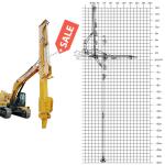Telescopic Dipper Arm With Grapple For Grabbing Gravel Sand Soil