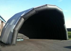 China Customized Giant Inflatable Stage Cover Black Large Inflatable Event Tent factory
