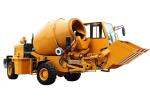 Self Loading Mobile Concrete Mixer Truck High Efficiency For Urban Construction