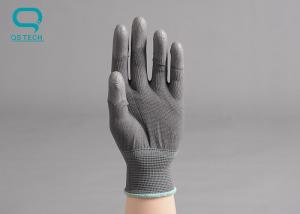 China PU Dispensing Nylon Anti Static Gloves For Clean Room factory