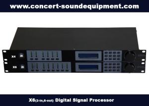 China 2 in 6 out Digital Sound Processor / Audio Digital Signal Processor factory