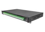 24 Ports SC/APC ODF Rack Fiber Patch Panel 1U 19 Inch Standard Frame Type Pull -