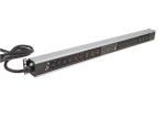 Black 12 Way Mixed Socket Set , Hybrid Data Center Power Distribution Unit