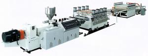China Anti Akali PVC Semi Skinning WPC Foam Board , Co - Extrusion Foaming Board Extrusion Line factory