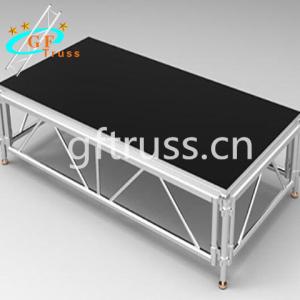 China Plexiglass 18mm Plywood Aluminium Stage Platform 1.22*1.22M factory