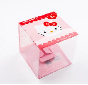 China OEM Clear Durable Printed PVC Box , Printing Cartoon PVC Packaging Box factory
