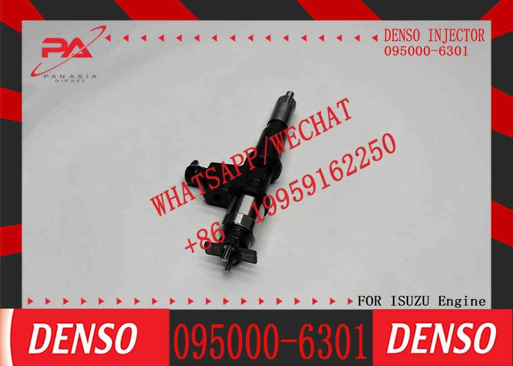 Original Common Rail Fuel Injector 095000-6301 1-15300436-1 for HI-ON 6WF1 6UZ1 engine 095000-6302 1-15300436-2