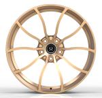 20inch 1 PC Piece Monoblock Aluminum Forged Champagne Gold Wheels For BMW 520d