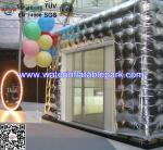 Indoor Sliver Inflatable Event Tent , Market Large Inflatable Tent