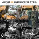 Trail Camera ODM/OEM KW571 waterproof IP67 No-Glow CMOS Sensor 30MP photo 1080P