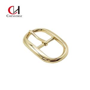 China Brass Oval Center Bar Belt Buckles Thickness 5mm Anti Erosion factory
