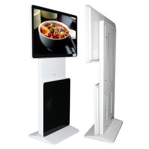China Commercial building vertical 55 inch rotatable 180 degree ad kiosk factory