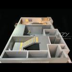 Moriyama House Architecture Structural Model 1/20 Apartments Interior Macau