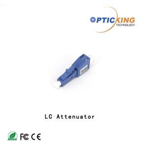 China 1550nm LC 5db Attenuator Optical Fiber For WAN LAN Telecommunications FTTH factory