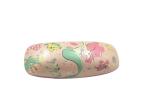 Fairy Tale Leather Pink Kids Eyeglass Case With Hot-Stamped Logo