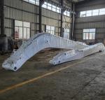 Yellow 35m Long Reach Excavator Booms For Sanny Hitachi Kobelco