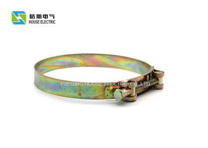 China Iron Center Pivot Irrigation Parts / Iron Spring Hose Clamps For Flex PVC Hose factory