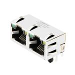 LPJE201-0AHNL Tab UP Green/Yellow LED 1X2 Port RJ45 Jack Without Integrated