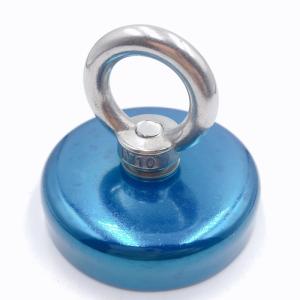 China N35 Lake Fishing Neodymium Pot Magnet With 304SS Eye Bolt factory