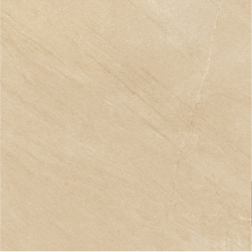 Beige Porcelain Stoneware Tile / Living Room Ceramic Matt Beige Wall Tiles Sizes 600*600