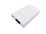 2 Core Mini FTTH Fiber Optic Distribution Wall Outlet Faceplate ABS Plastic