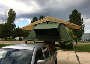 China Aluminum Pole 4 Man Roof Top Tent , Kukenam Truck Mounted Tent Anti UV factory